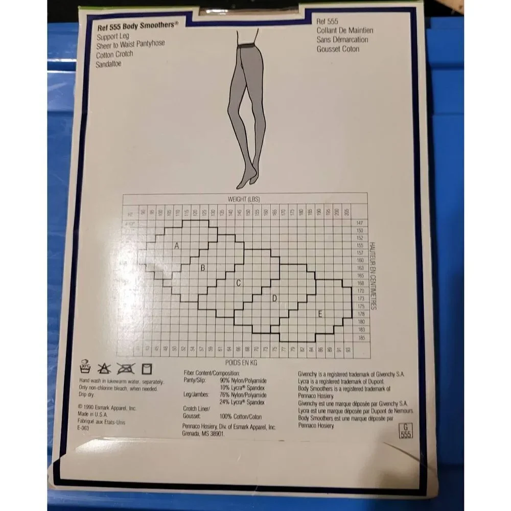 Vintage Givenchy Body Smoothers Pantyhose-La Creme